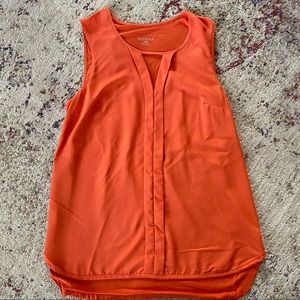 Merona tank top with split neck detail, M